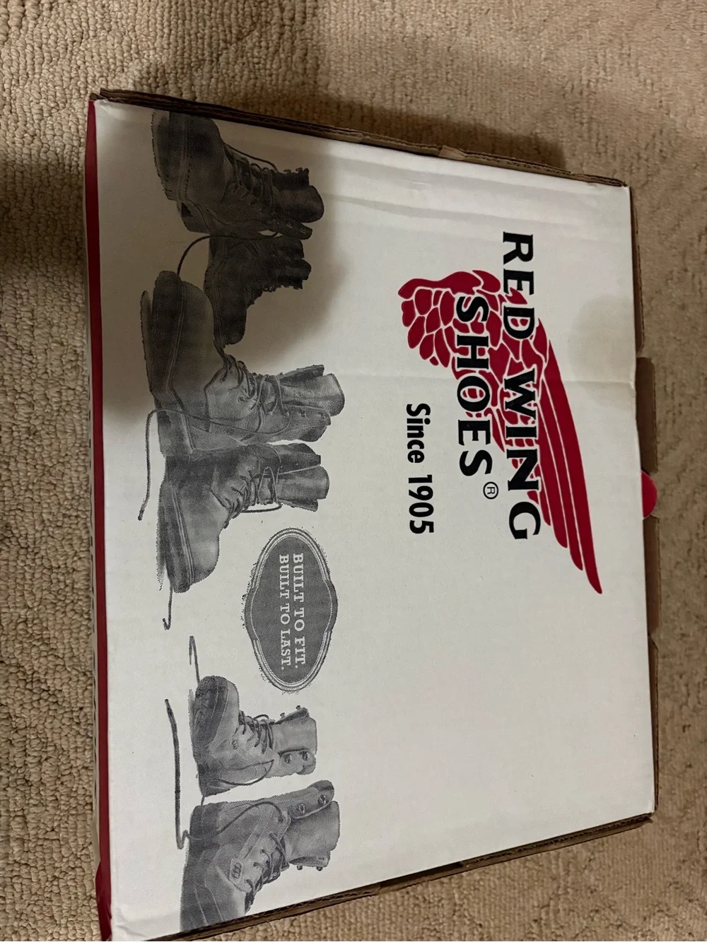 Vintage Red Wings 708 Boots Factory Seconds